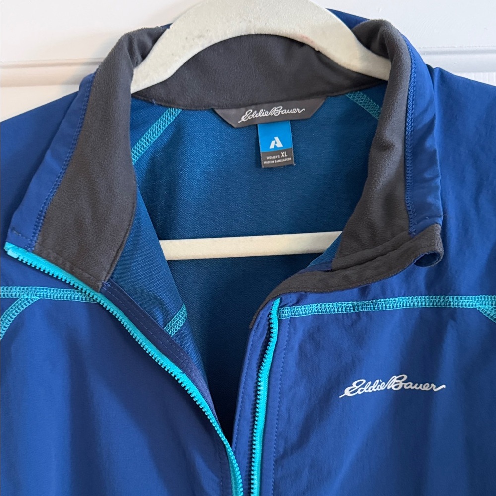 Eddie Bauer Royal Blue and Charcoal Jacket
